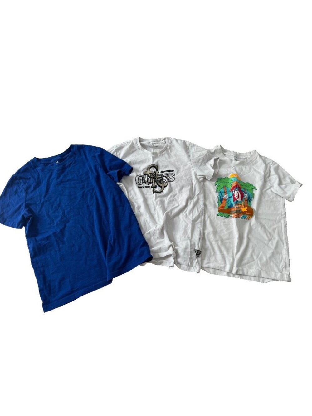 Nike Guess H&M Boy's Kids Set of 3 T-Shirts M ( 12 yrs )